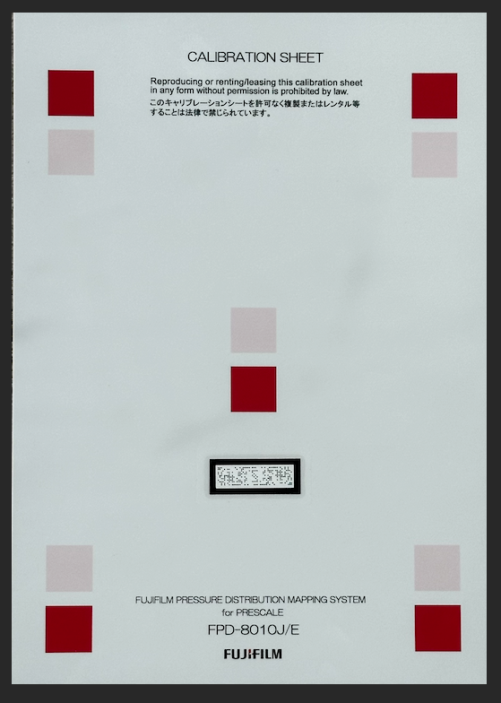 FPD-8010E Replacement Calibration Sheet