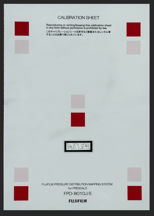 FPD-8010E Replacement Calibration Sheet