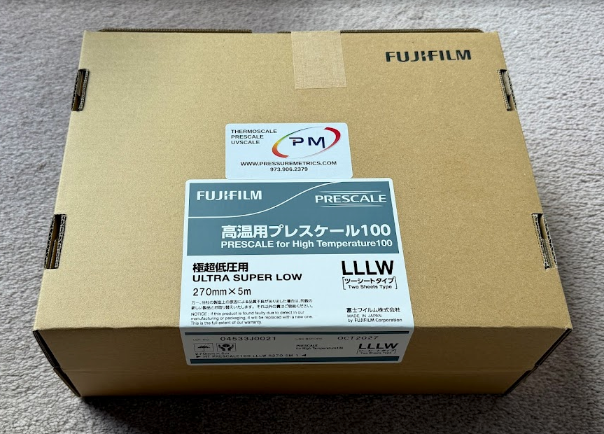 Película indicadora de presión de alta temperatura y rollo súper bajo de preescala LLW-HT 