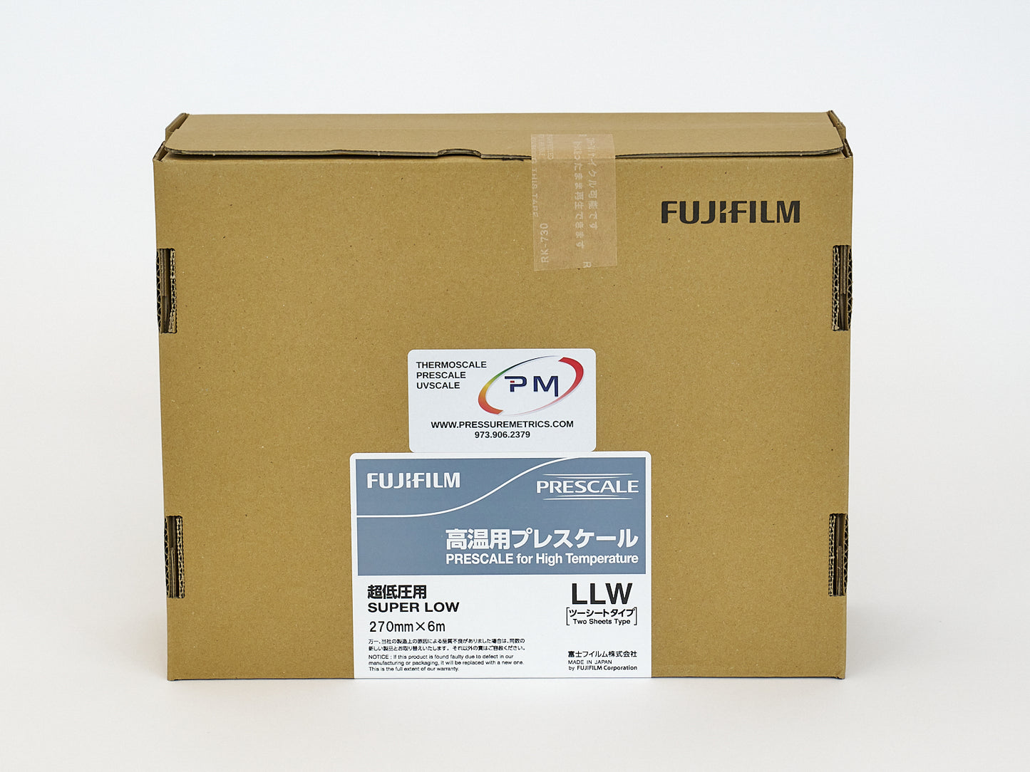 LLW-HT Prescale Super Low Roll, High Temperature Pressure Indicating Film