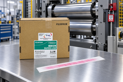 Illustrative LLW pressure film roller nip testing scene