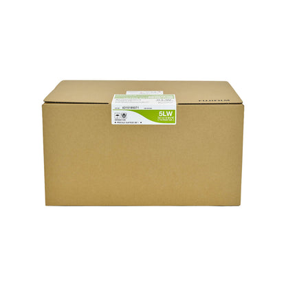Fujifilm Prescale 5LW Ultra Extreme Low Pressure Film Roll Cardboard box on a white background side view