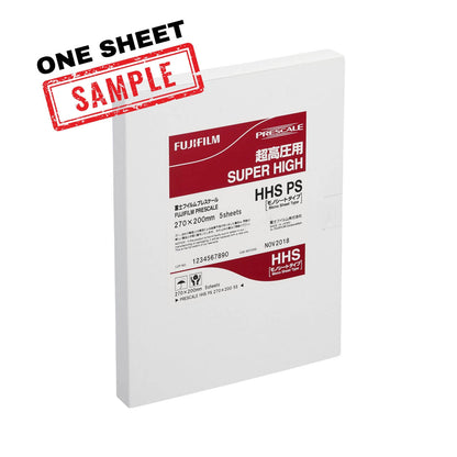 Fujifilm Prescale HHS Super High Pressure Film Sheets packaging on white background
