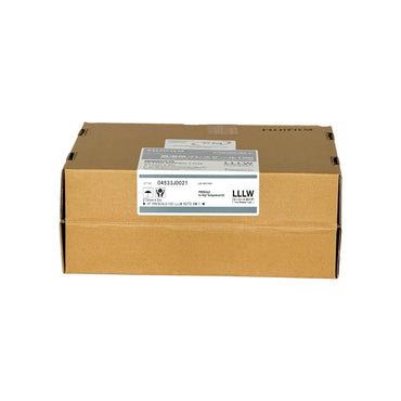 Prescale High Temperature 100 LLLW Ultra Super Low Pressure Film Roll Cardboard box on a white background side view