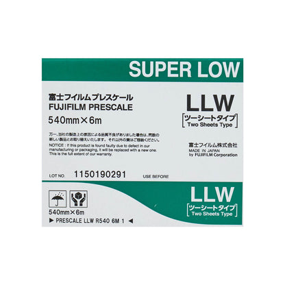 Fujifilm Prescale LLW Extra Wide Super Low Pressure Film Roll label