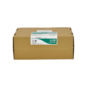 Fujifilm Prescale LLW Super Low Pressure Film Roll Cardboard box on a white background side view