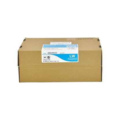Fujifilm Prescale LW Low Pressure Film Roll Cardboard box on a white background side view