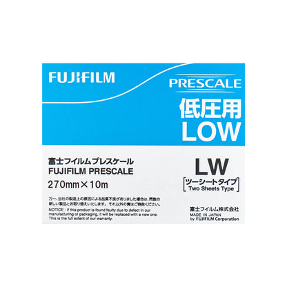 Fujifilm Prescale LW Low Pressure Film Label