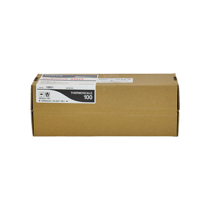 Fujifilm Thermoscale 100 Heat Mapping Film Roll Cardboard box on a white background side view