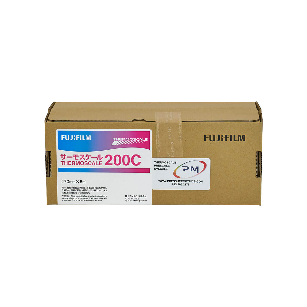 Fujifilm Thermoscale 200C Heat Mapping Film Roll box on a white background