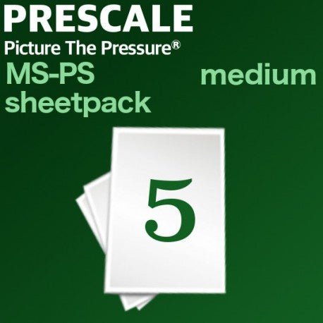 Prescale Medium 5-Sheet Pack – Pressure Indicating Film - Pressure Metrics