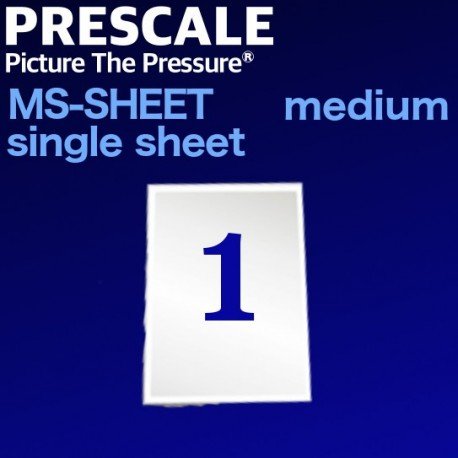 Prescale Medium Single Sheet – Pressure Indicating Film - Pressure Metrics